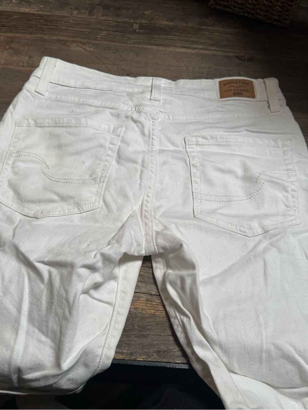 Levi's White Men’s Slim Straight Jeans